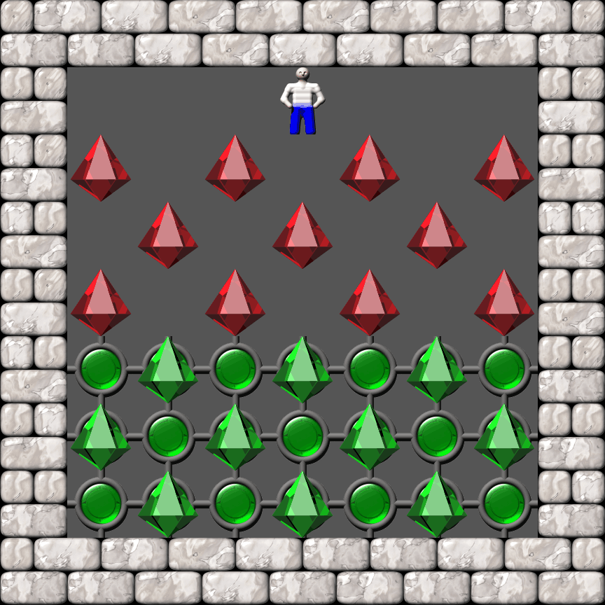 Sokoban Thinking Rabbit Arranged level 476